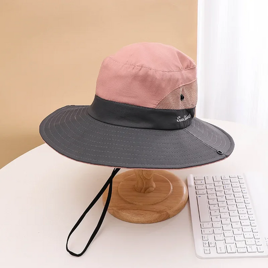 Chapeau de Soleil Pliable avec Protection UV 360° pour un Été Stylé